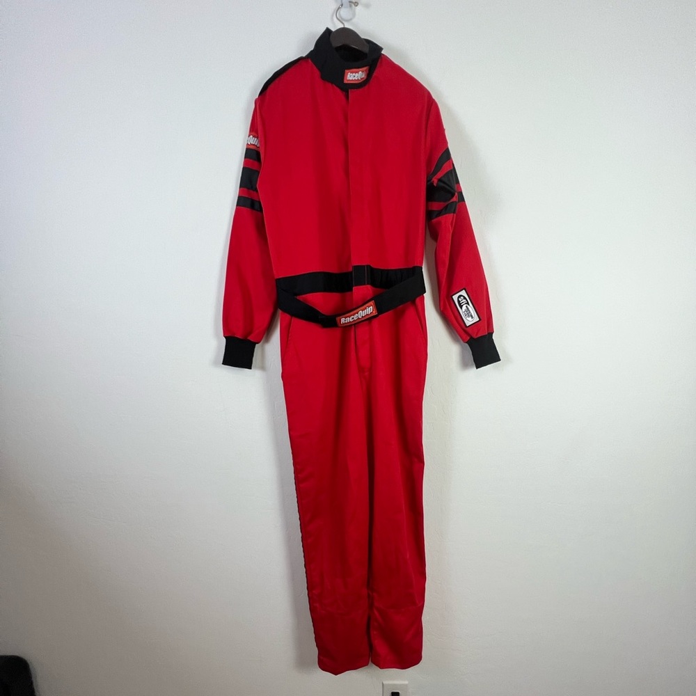 Racequip Racing Driver Suit Red small One Piece Single Layer